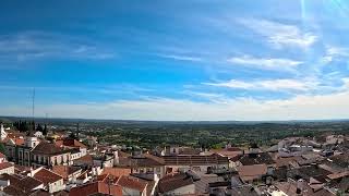 view from the top of Portalegre Castle Portugal 🇵🇹 [upl. by Conias]