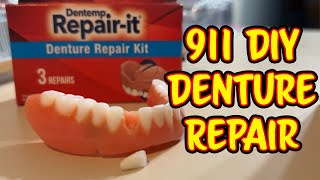 Emergency DIY Denture Repair [upl. by Eelesor]