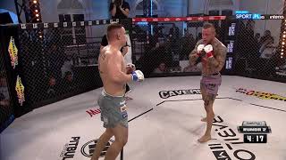 Walka MMA Adrian quotAresquot BŁESZYŃSKI vs Piotr WAWRZYNIAK  Babilon MMA [upl. by Dion]