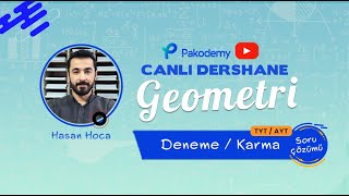 AYT  Geometri  Karma  Deneme  Soru Çözümü  YKS [upl. by Uy]