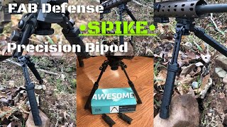 FAB Defense  SPIKE  Precision Bipod Review and Field Test Better than Harris or Magpul [upl. by Normalie]