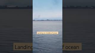 Fighter jet landing in a big boat in middle of Ocean 🌊 [upl. by Florenza]