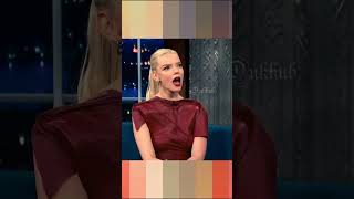 Anya Taylor joy shortsvideo interview katewinslethofficial popsinger subscribe funny [upl. by Rox]