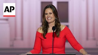 Sarah Huckabee Sanders says God Almighty intervened in Trump rally shooting [upl. by Rodavlas]