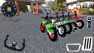 Offroad Outlaws Online Dirt Motocross Racing  For Android 3D Driving Gameplay Video Game [upl. by Aracahs]