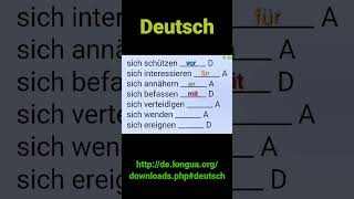 Reflexive Verben mit Präpositionen sich mich mir dich dir ihn ihm german deutsch longuaorg [upl. by Nedgo]