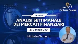 Analisi Settimanale Mercati Finanziari  27 Gennaio 2023 [upl. by Euqilegna441]