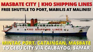 MV Masbate City  Mintac Port Cataingan Masbate to Cebu City Philippines via Calbayog Samar [upl. by Ellehsram59]