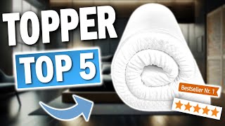 TOP 5 ERGONOMISCHE MATRATZENTOPPER Testsieger 2025 🔥  Die besten ergonomischen Matratzentopper [upl. by Ylsel]