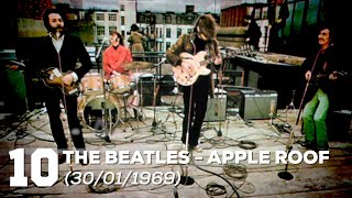 10  The Beatles  Apple Roof 30011969  35 maiores shows do rock  Alta Fidelidade [upl. by Thgirw]