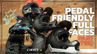 Pedal Friendly Full Face Helmet Review  From XC to DH mtb loamwolf [upl. by Slemmer]