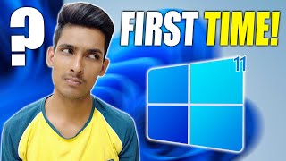 Installing Windows 11 For The First Time  Windows 11 Review 2022  Hindi [upl. by Nylinej]