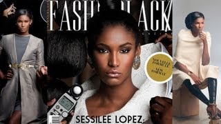 BTS Sessilee Lopez photographed by Herman VBrandt for Fashiz Black Cover [upl. by Lateehs]