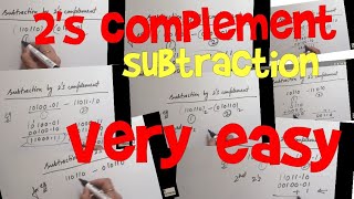 2s complement subtraction very easy [upl. by Tedman662]