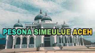 Kota Sinabang kabupaten Simeulue 2021 Drone View perbandingan infrastruktur dan skyline [upl. by Adalia]