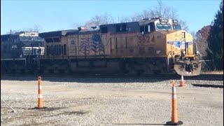 Railfanning in Erlanger KY With NS CP And UP [upl. by Erinn763]