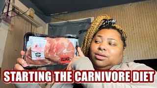 I’m Starting The Carnivore Diet  All Meat Grocery Haul  Beginner Friendly  Weight Loss Journey [upl. by Herzberg]