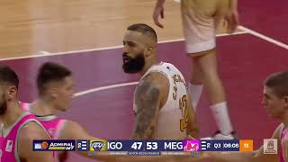 AdmiralBet ABA League 202324 highlights Round 26 Igokea mtel – Mega MIS 642024 [upl. by Mukul]