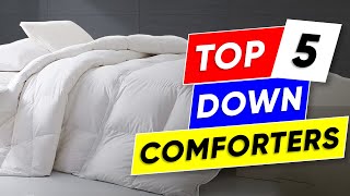 Top 5 Down Comforters in 2024 👌 [upl. by Andros722]