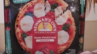 Newmans Own Margherita Stone Fired Crust Pizza [upl. by Asusej]