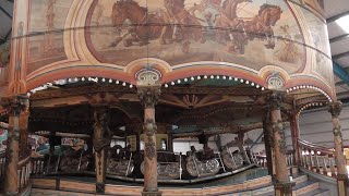 Noahs Ark Speedway fair ride POV Dingles Heritage Fun fair Devon [upl. by Sidonius]