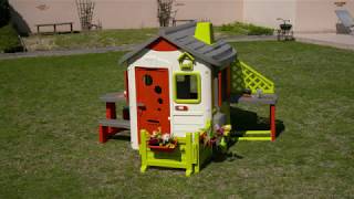 Smoby  Neo Jura Lodge Playhouse to Customize  EN [upl. by Aileduab820]