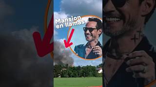 Mansión de Marc Anthony en llamas [upl. by Melda]