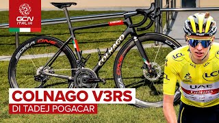 La Colnago V3RS di Tadej Pogacar  Biciclette dei professionisti [upl. by Codd409]