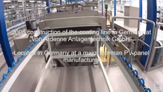 VON ARDENNE Wafer Metallizer WM 70 HC HIGH END COATING LINE [upl. by Tiana]