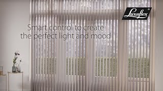 Vertical Blinds with PowerView® Automation from Luxaflex® [upl. by Sabina]