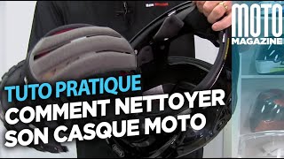 Comment nettoyer son casque de moto  TUTO Motomag [upl. by Ecinue]