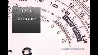 Calculating Density Altitude on an E6B [upl. by Jezabella]