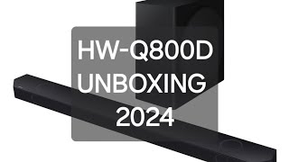 HWQ800D Unboxing  Samsung Soundbar  2024 [upl. by Yknip23]