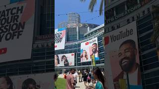 Vidcon with YouTube🎬💛🎀 vidcon youtubecreators vlog dayinmylife travelvlog convention [upl. by Lewap]