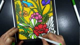 Stained Glass Coloring Book 1 [upl. by Drud]