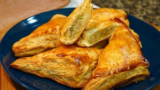 SAMOSA PUFFS ANYONE CAN MAKE  QUICK amp EASY SAMOSA PATTIES [upl. by Gonzalez]