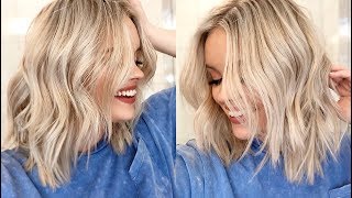 HOW TO EASY WAVES TUTORIAL  Short to Medium Length Hair [upl. by Annazus]