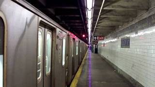 IRT R142 5 Local Train at Bergen Street on a Saturday HD [upl. by Alfonzo522]