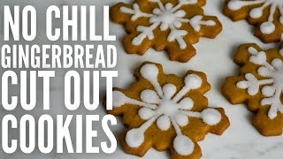 Classic Gingerbread cookies recipe No chill  12 days of EASY Christmas cookies Day 11 [upl. by Morena69]