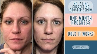 No 7 Line Correcting Booster Serum 1 Month Progress [upl. by Elodie]