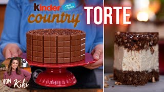 Leckerste Kinder Country Torte ohne Backen  NO Bake Cereal Cake [upl. by Legir71]