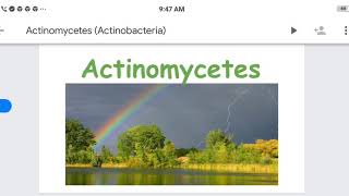 Actinomycetes actinobacteria Part34 [upl. by Yorke]