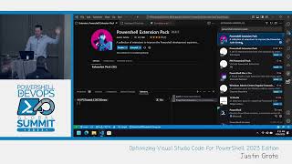 PowerShell Summit 2023 Optimizing Visual Studio Code for PowerShell 2023 Edition by Justin Grote [upl. by Boru916]