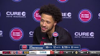 Pistons LIVE 123023 Cade Cunningham [upl. by Rana]