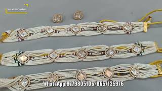 exporter foil kundan jewellery collection manufacturer wholesalers exporter [upl. by Aleahs]