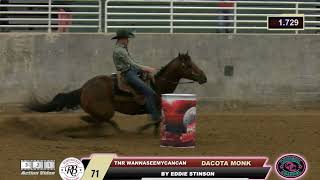 TNR WANNASEEMYCANCAN and DACOTA MONK win 1st go of the Futurity at the Ruby Buckle in Utah [upl. by Kavanagh]