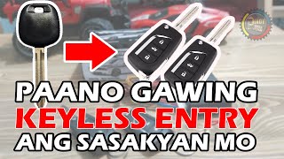 How to Install a Keyless Entry System  Paano Gawing Keyless Entry ang Sasakyan mo [upl. by Gilly394]