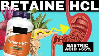 Betaine HCL Review  How To Take And Get Rid Of SIBO  Activate Pepsin  Get Rid of IBS [upl. by Doralin473]