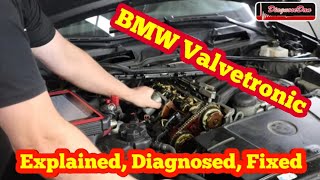 Bmw valvetronicExplainedDiagnosedFixed [upl. by Walther467]