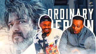 LEO  Ordinary Person Lyric  REACTION  Thalapathy Vijay  Anirudh Ravichander [upl. by Leimaj]